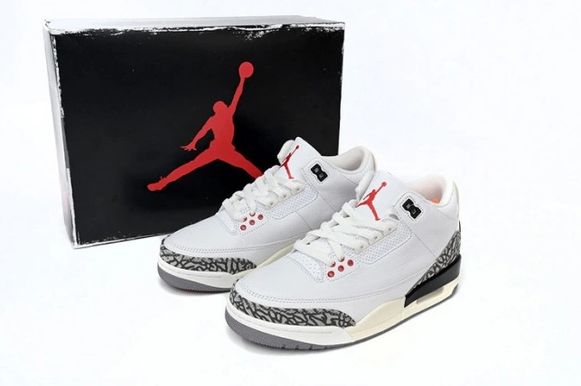 Cheap Jordan White Reimagined DN3707-100 Retro 3 Cement 0816